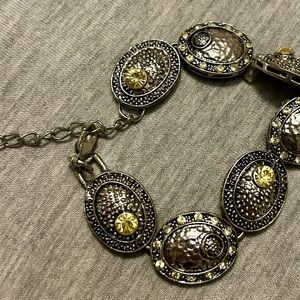 Elegant Silver and Gold Women's Bracelet